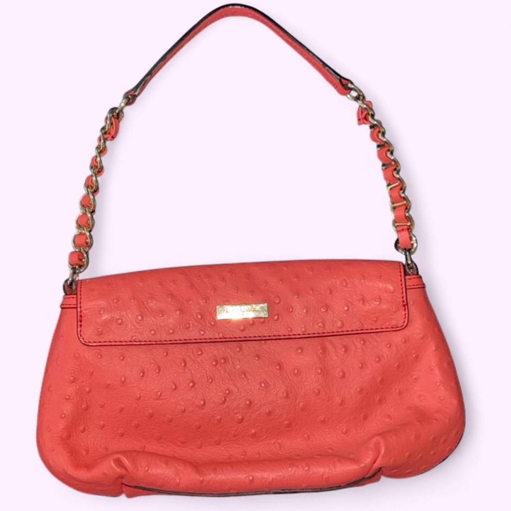 NWOT Kate Spade Charm City Joleen Ostrich Shoulder Bag - Picture 2 of 4